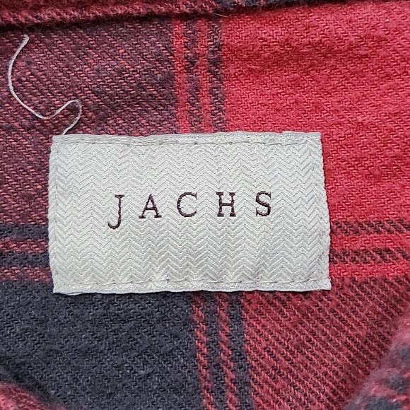 JACHS Men’s Brawny red Flannel Shirt XLT cabincore lumberjack cozycore normcore - Picture 3 of 5